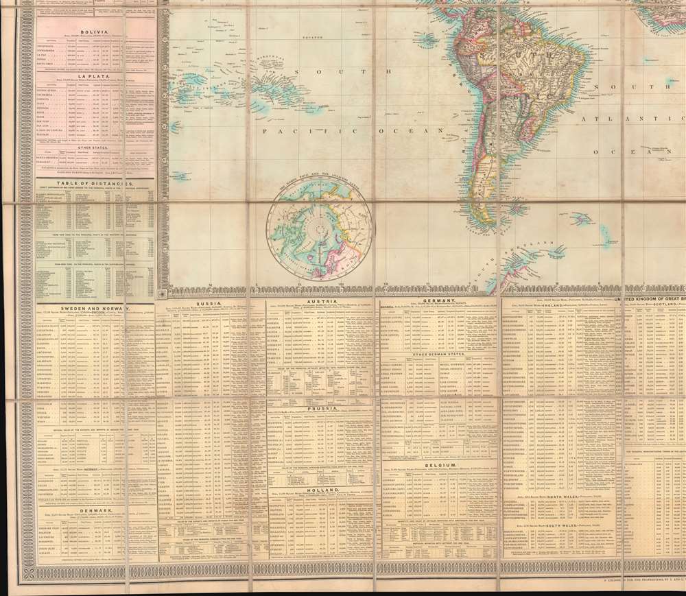 To Her Most Gracious Majesty Queen Victoria, This Map of the World on Mercator's Projection, is most respectfully  dedicated, by Her devoted Subjects J. and C. Walker. - Alternate View 4