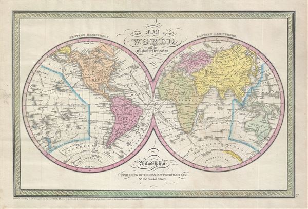 A New Map of the World in the Globular Projection. - Main View
