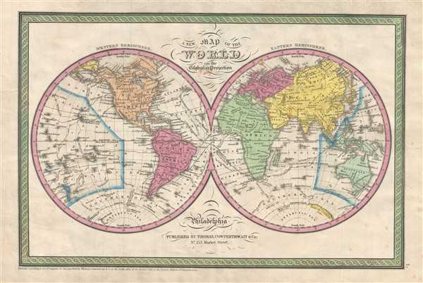 A New Map of the World in the Globular Projection. - Main View