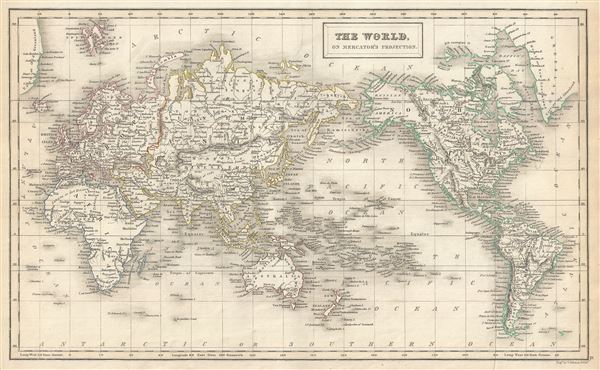 The World on Mercator's Projection. - Main View