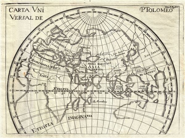Carta Universal de Ptolomeo. - Main View