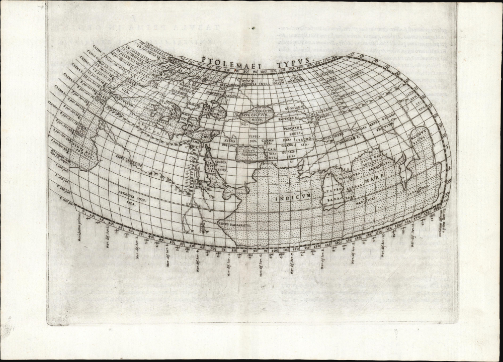 1561 Ruscelli / Ptolemy World Map