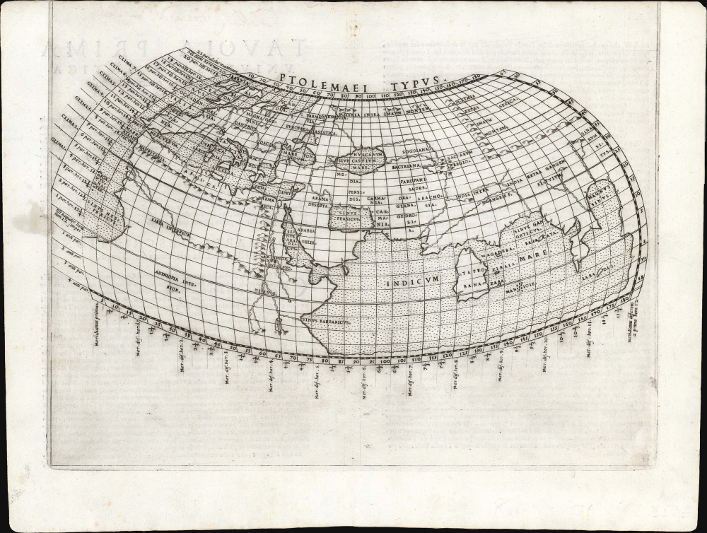 1561 Ruscelli / Ptolemy World Map