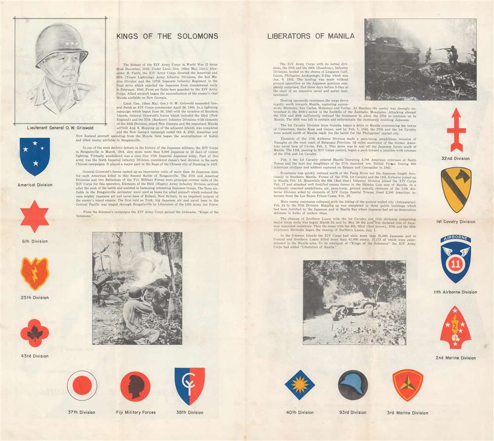 XIV Corps. Liberators of Manila. Kings of the Solomons. - Alternate View 1