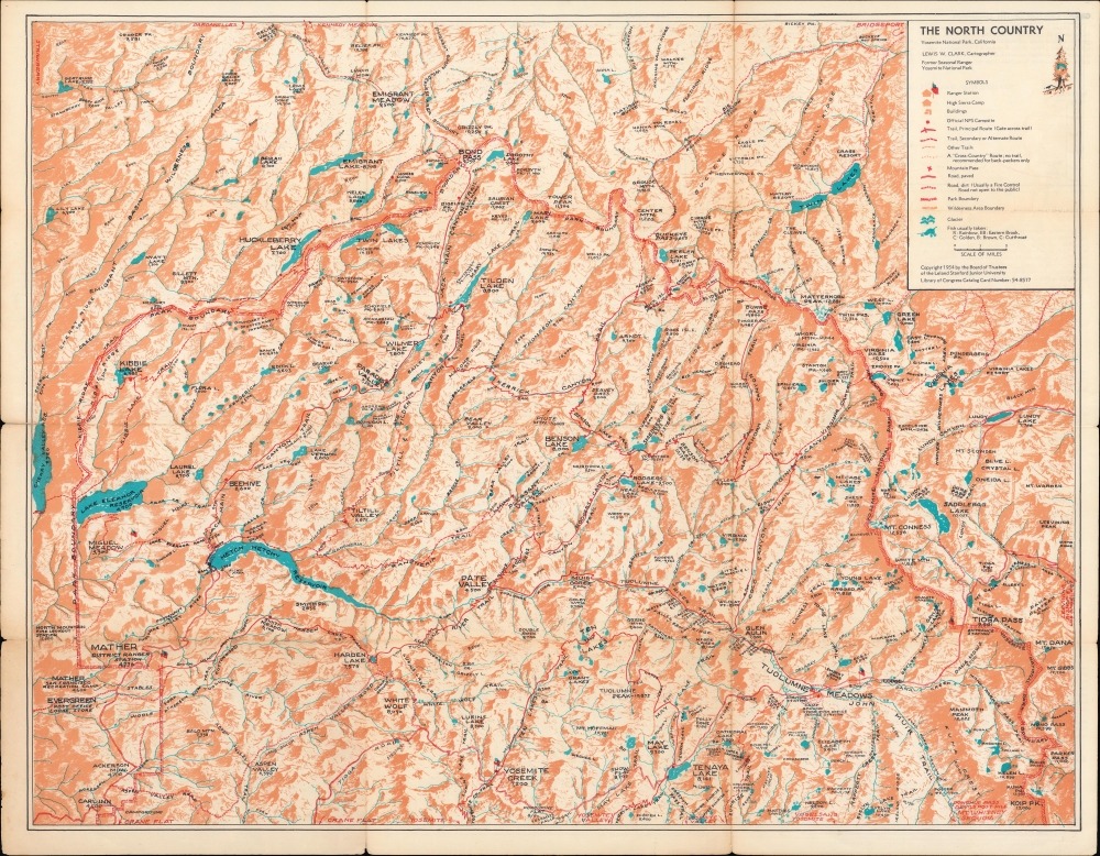 The North Country Yosemite National Park / Pocket Guide to the North Country Yosemite National Park. - Main View