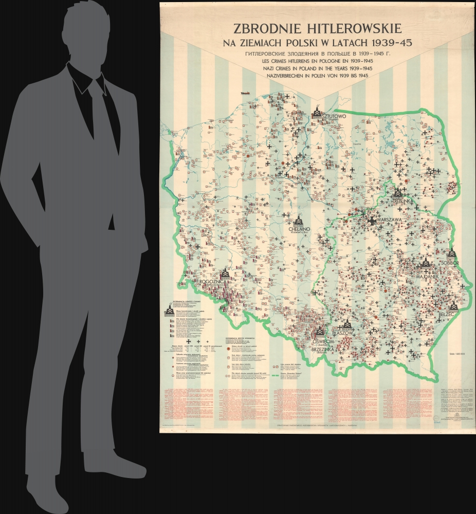 Zbrodnie Hitlerowskie na Ziemiach Polski w Latach 1939-45. [Hitler's Crimes in Poland 1939-45.] - Alternate View 1