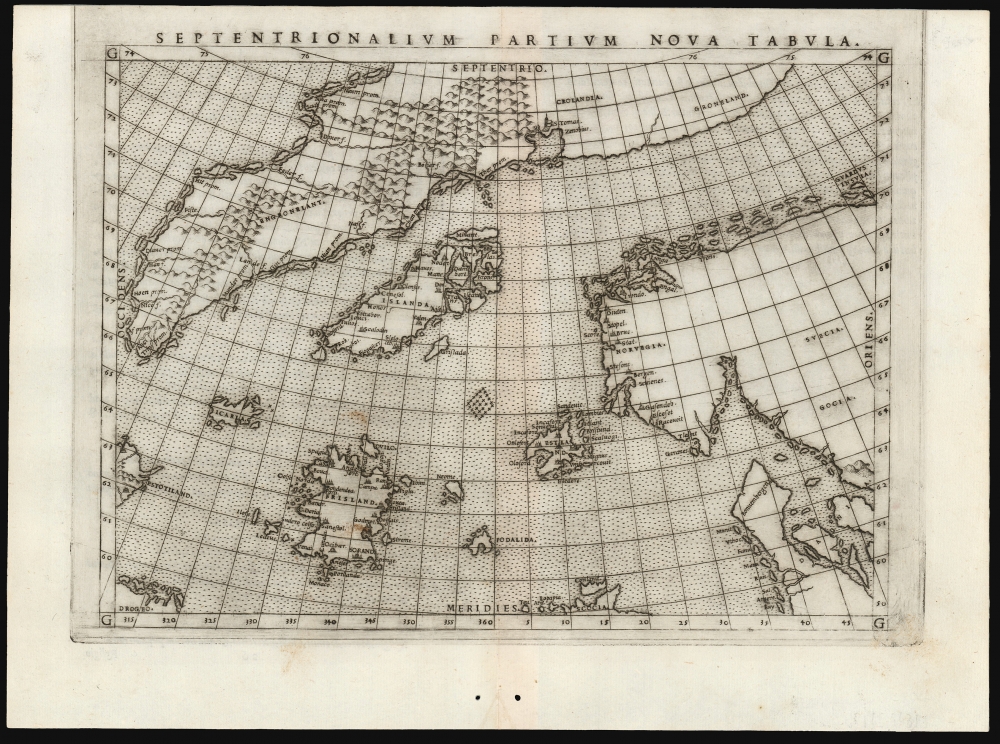 Septentrionalium Partium Nova Tabula. - Alternate View 1