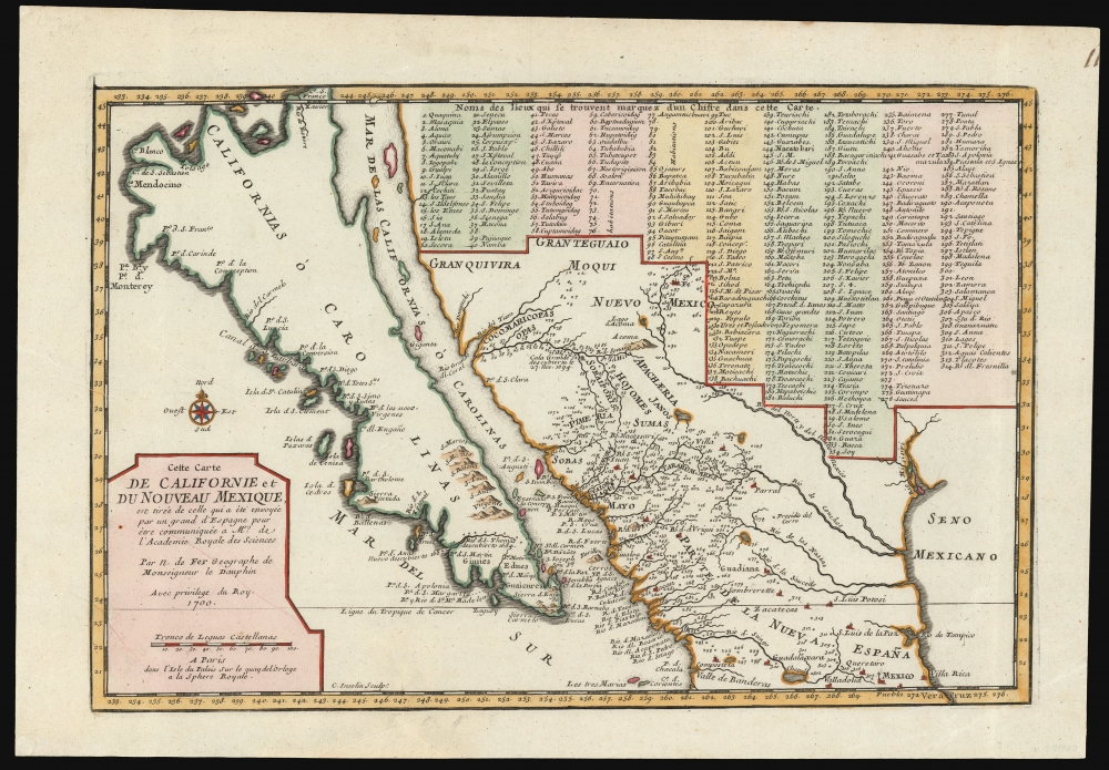 Cette Carte de Californie et du Nouveau Mexique... - Main View