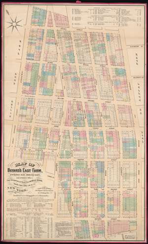 1869 Holmes Map of Little Italy, Nolita, and Soho, Manhattan, NYC