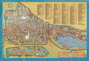 1940 Rose Pictorial Map of the 1940 New York World's Fair