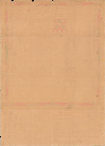 1945 Mimeographed WWII Route Map of the 318th Infantry Regiment in Europe