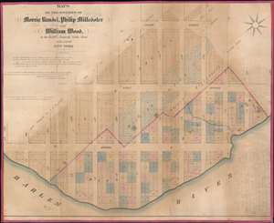 1874 Amerman and Ford Map of The Upper East Side, 114th to 125th, New York City