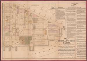 1880 H. Windwart Map of the Lower East Side south of Grand, New York City