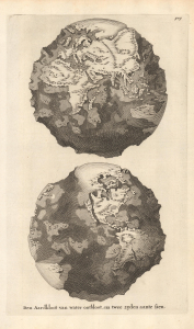 1694 Burnet View of the Earth without Its Oceans, w/ California as an Island