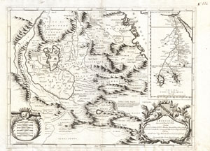1690 Coronelli Map of Ethiopia, Abyssinia, and the Source of the Blue Nile