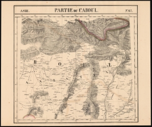 1827 Vandermaelen map of Afghanistan and the Hindu Kush