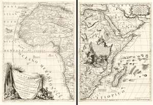 1691 Coronelli Map of Africa