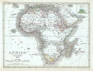 1850 Meyer Map of Africa
