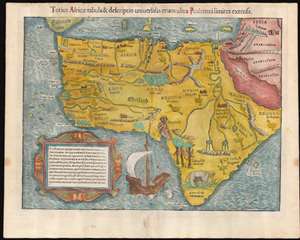1550 Münster Map of Africa