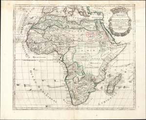 1705 Pierre Moullart-Sanson Map of Africa