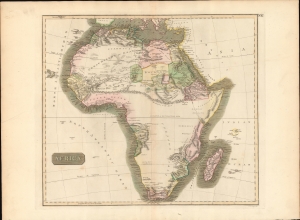 1817 Thomson Map of Africa