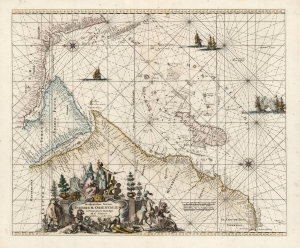 1745 De Wit / Ottens Map of Africa and the Arabian Peninsula