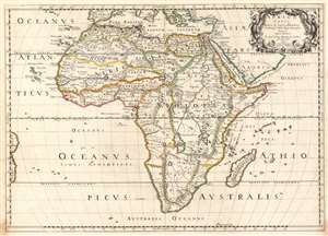 1650 Sanson Map of Ancient Africa