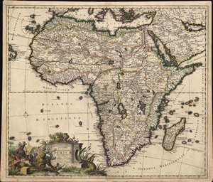 1690 Allard Map of Africa in an Unrecorded First State