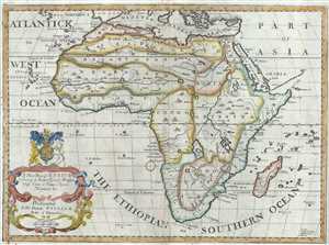 1712 Wells Map of Africa
