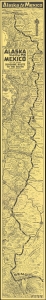 1960 Gerald Eddy Strip Map of the West Coast Highway System