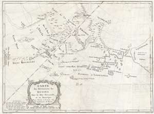 1777 Croisey Map of the Russian Discoveries in Alaska and Bering Strait