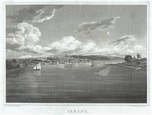 1828 Smith View of Albany, New York