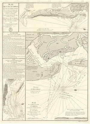 1779 Sartine Map of Amelia Island, Florida