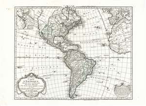 1800 Dezauche / De l'Isle Map of America
