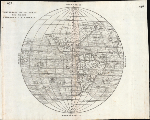 1556 Gastaldi - Ramusio Map of America: Rare First Block