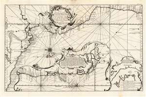 1744 Bellin Map of the Pacific Coast of Mexico,  Central and South America