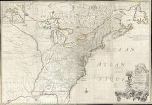 1777 Le Rouge / Mitchell Map of the Colonial Era United States
