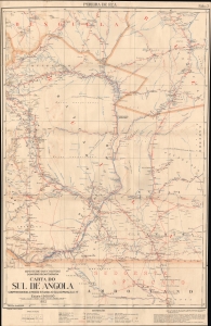 1932 Comissão de Cartografia Map of Huila Province, Southern Angola
