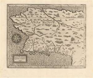 1597 Wytfiet Map of Anian (Alaska, Pacific Northwest)