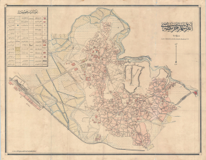 1924 First Modern Map of Ankara, Turkey (before it became capital)