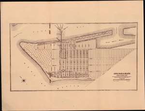 1913 Isbell City Plan or Map of Anna Maria Beach, Anna Maria Key, Florida