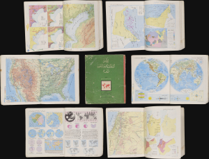 1972 al-Sabbagh Arabic World Atlas, w/ Focus on United Arab Emirates