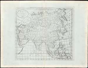 1796 Carey Map of Asia