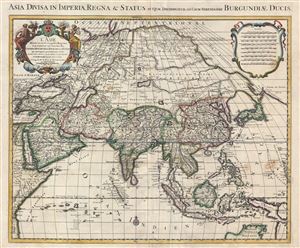 1730 Covens and Mortier (Delisle) Map of Asia