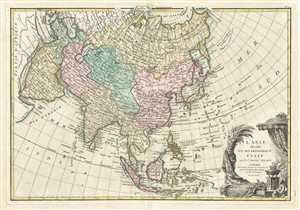 1770 Janvier Map of Asia