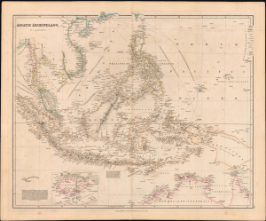 1832 Arrowsmith Map of Southeast Asia / East Indies