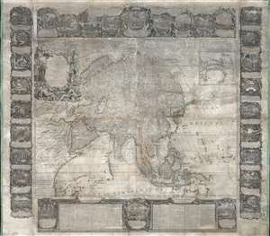 1749 Nolin Wall Map of Asia