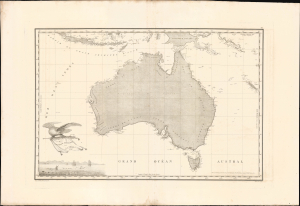 1811 Freycinet Map of Australia