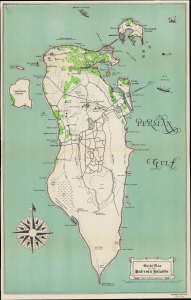 1951 Augustan Press Pictorial Map of Bahrain