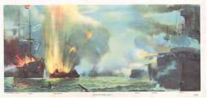 1898 Tyler View of the Battle of Manila Bay, Philippines